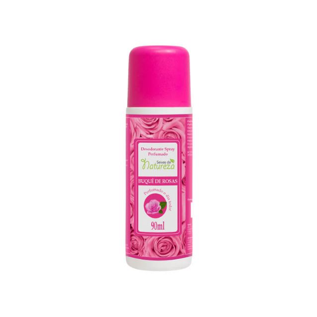 Desodorante Spray Seivas da Natureza Buquê de Rosas 90ml