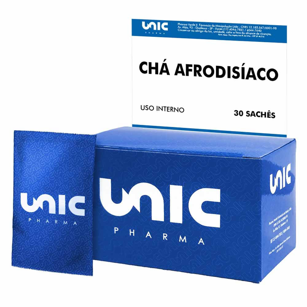 Chá Afrodisíaco (Estimulante Sexual) - 30 Sachês