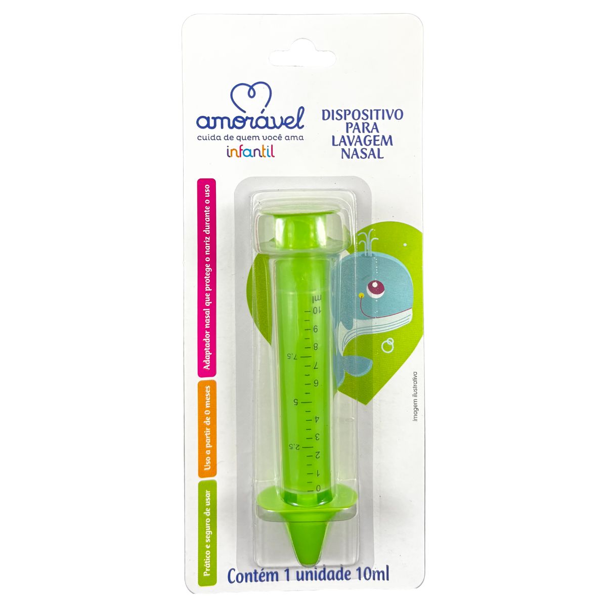 Dispositivo Lavagem Nasal Amorável Verde 10ml