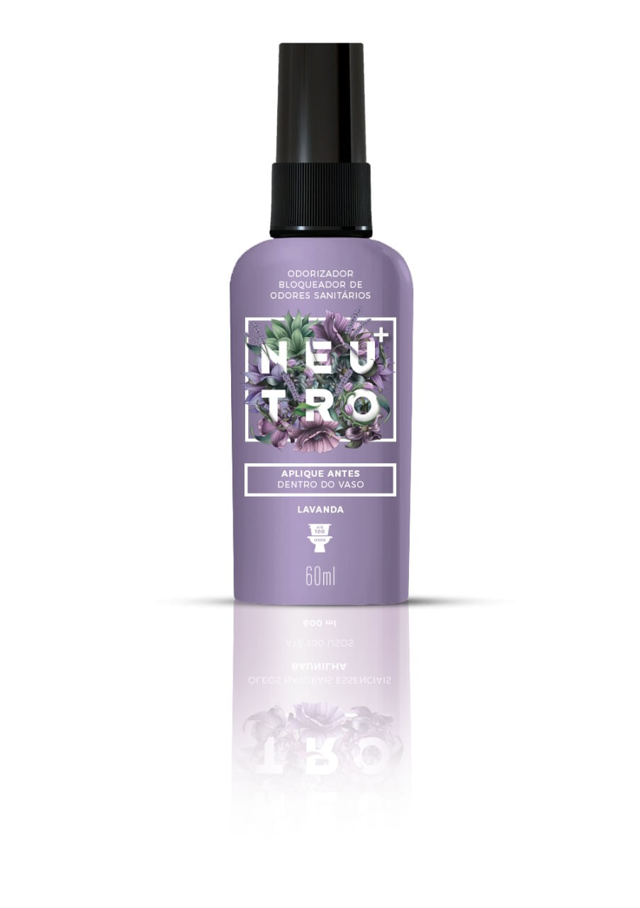 Neutro+ Bloqueador Odor Sanitário Lavanda 60ml