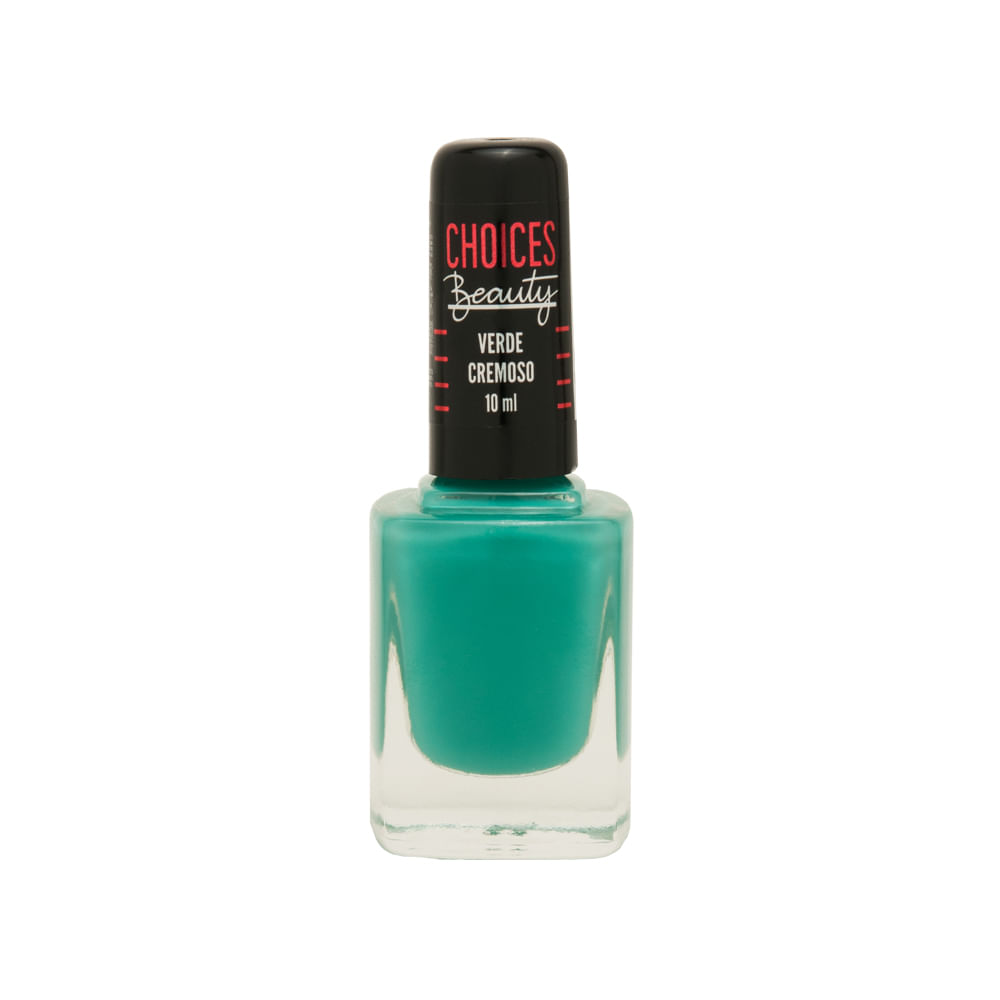 Esmalte Choices Beauty verde cremoso 10ml Sem Blister