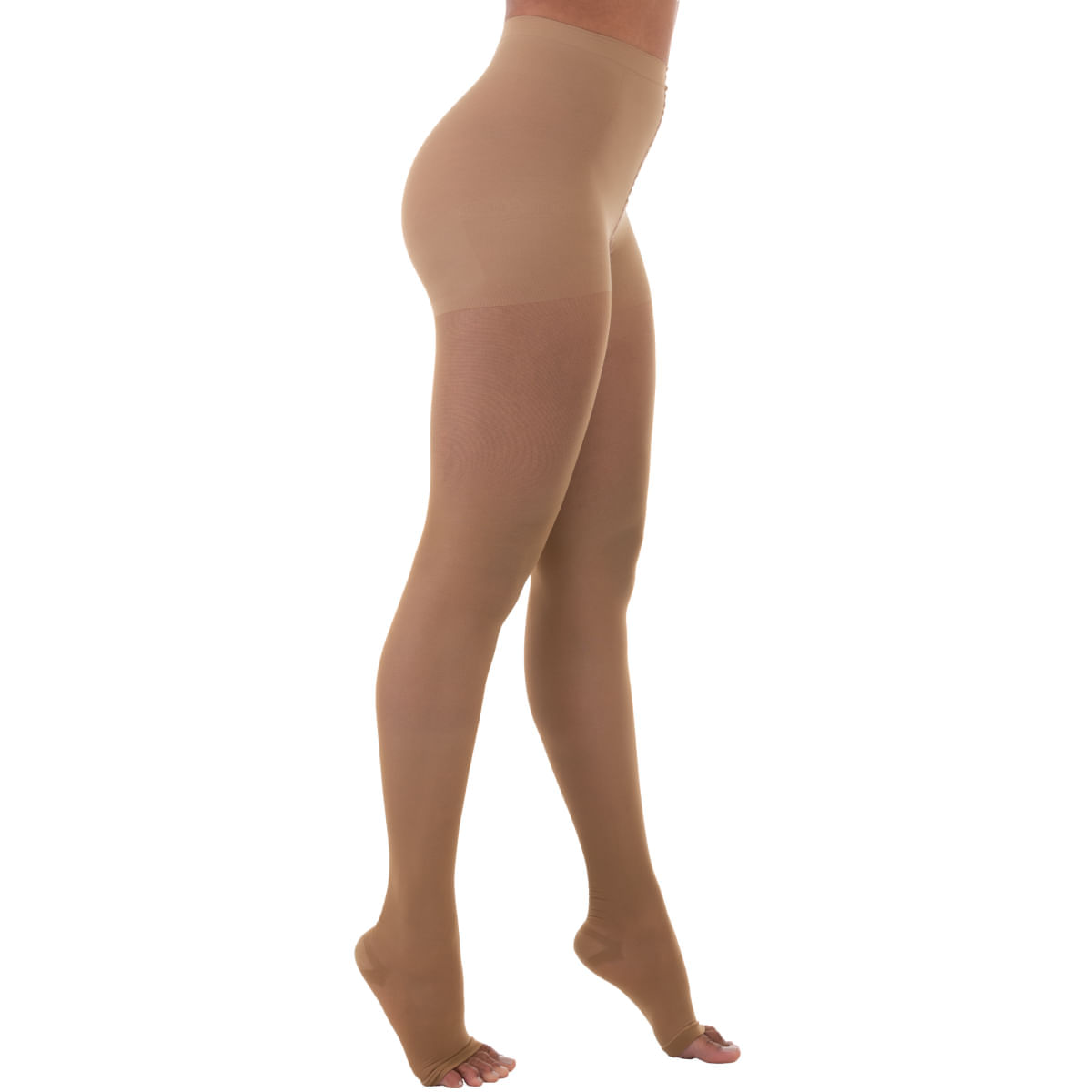 Meia-Calça 6000 Venosan - 20-30mmHg - Pé Aberto - Bronze - Tamanho G