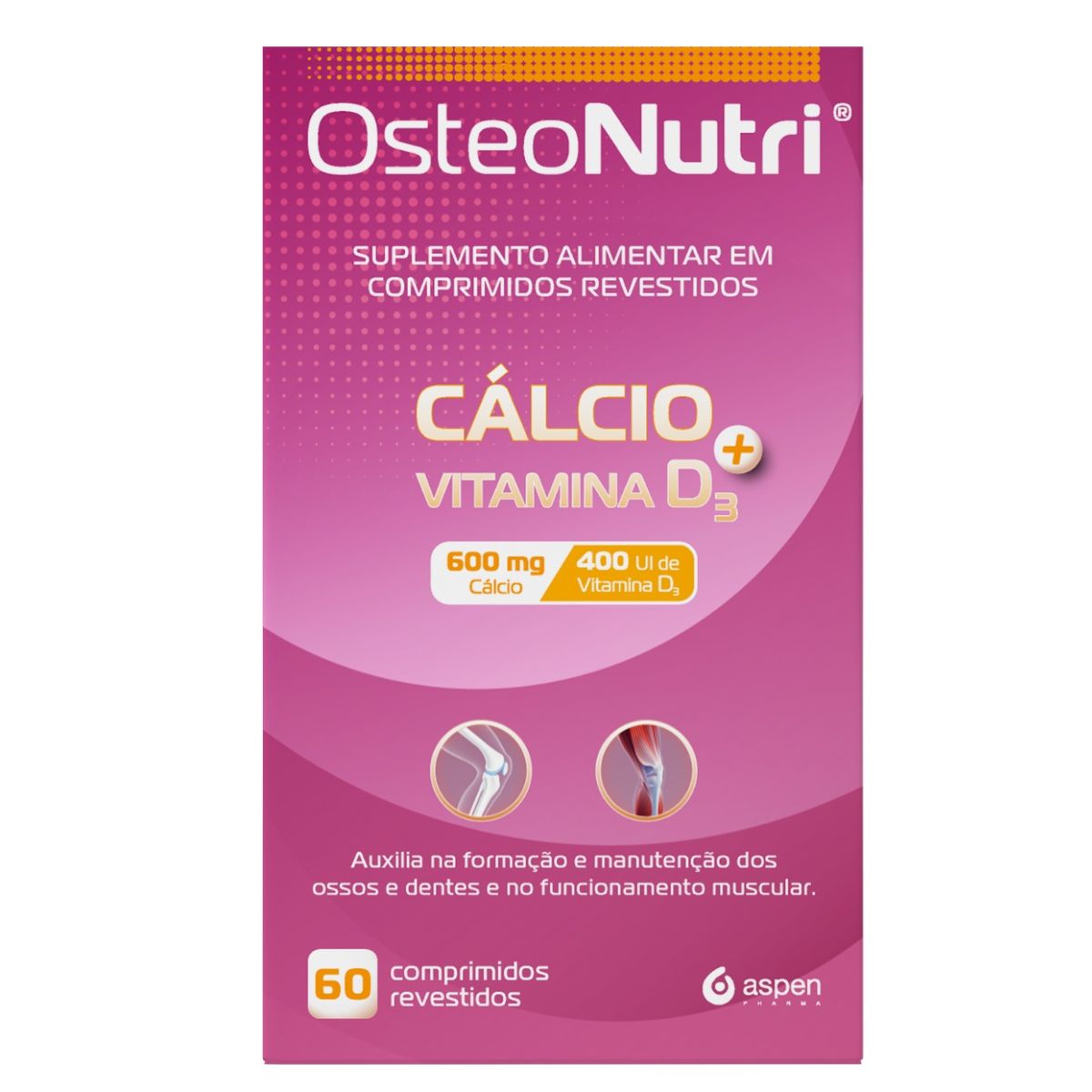Suplemento Alimentar Osteonutri Mulher 600mg 60 Comprimidos