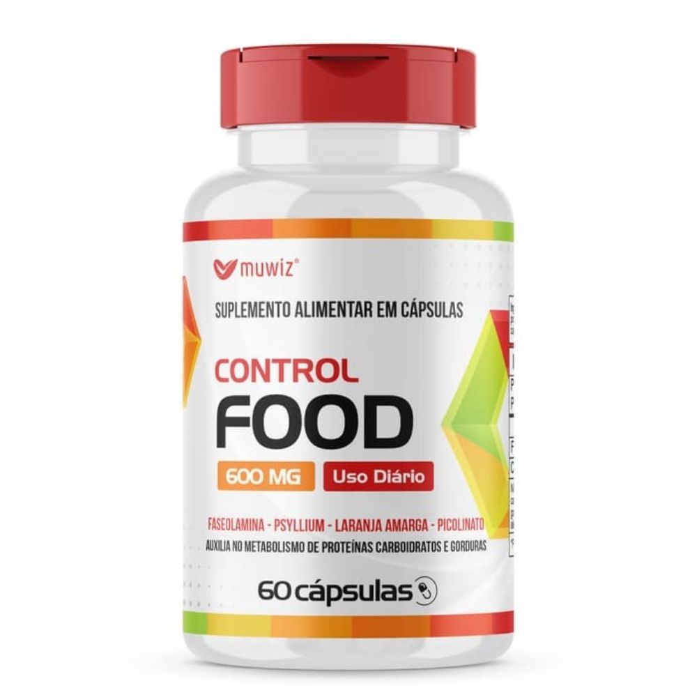Control Food Metabolismo 600mg - 60 Cápsulas - Muwiz