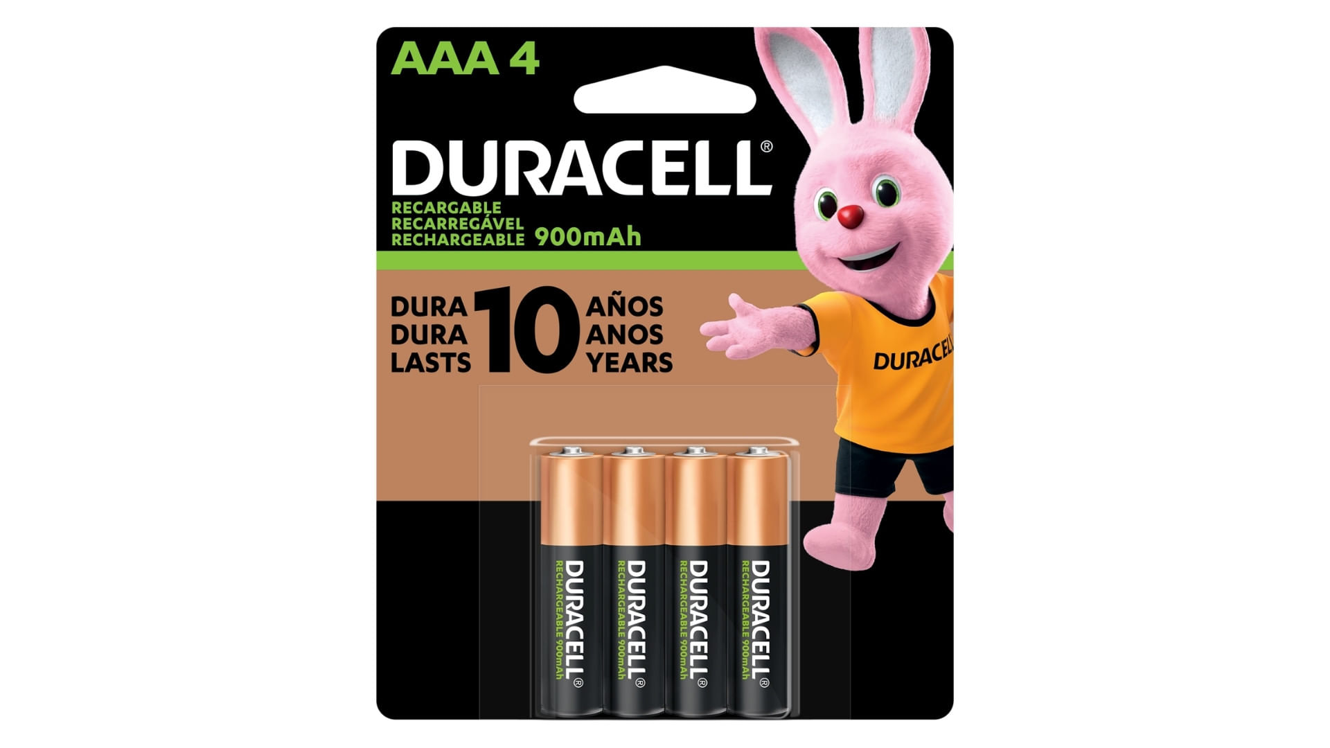 Pilha Duracell Recarregavel Aaa 4 Unidades