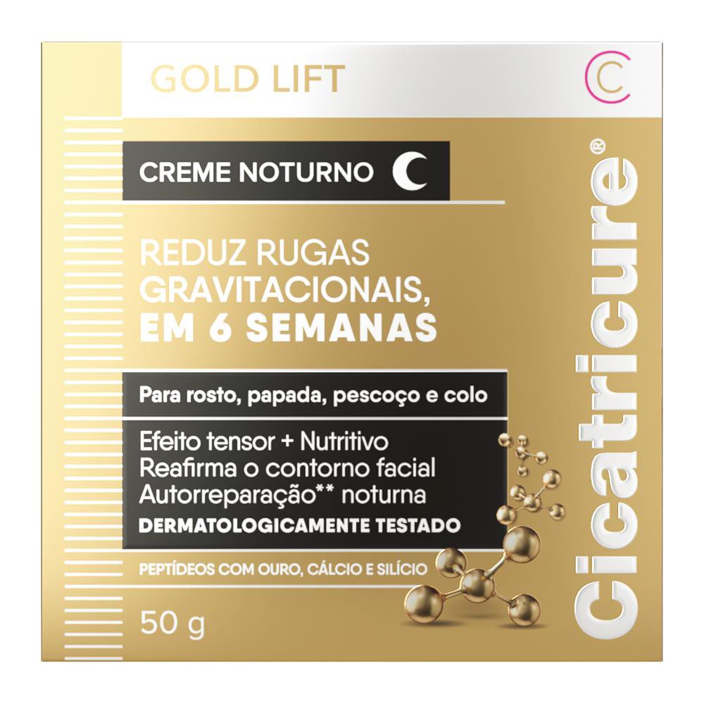 Creme Facial Cicatricure Gold Lift Noturno 50g