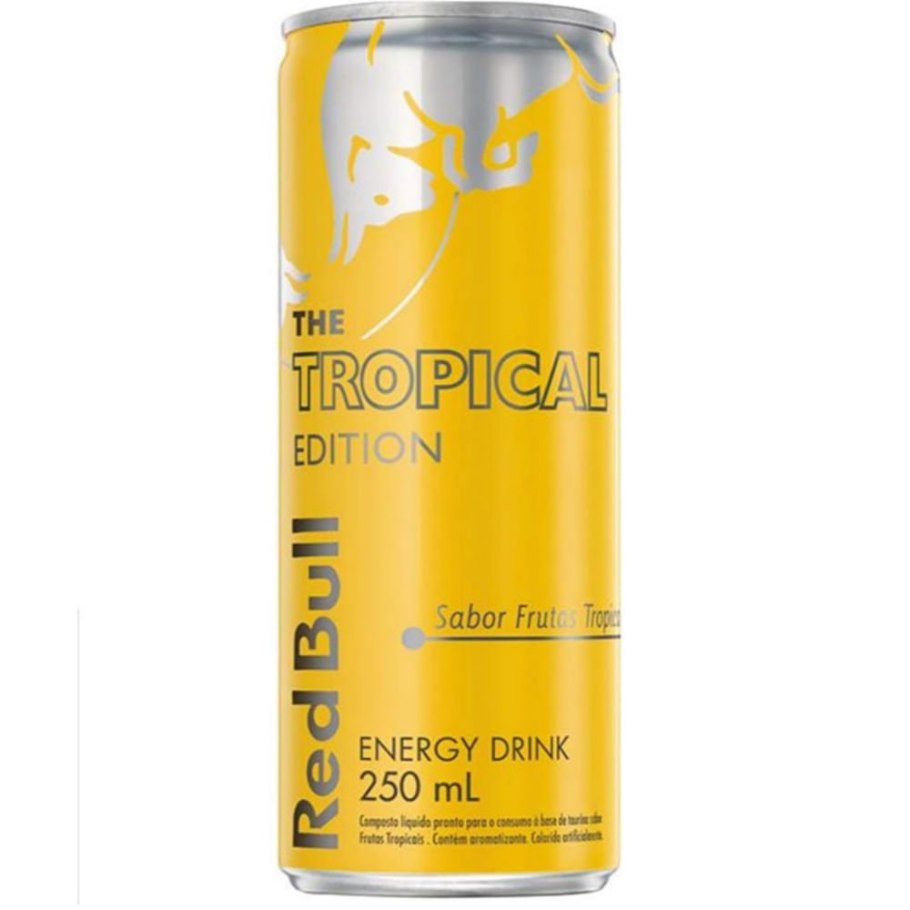 Energético Red Bull The Tropical Edition Sabor Fruta Tropical 250ml