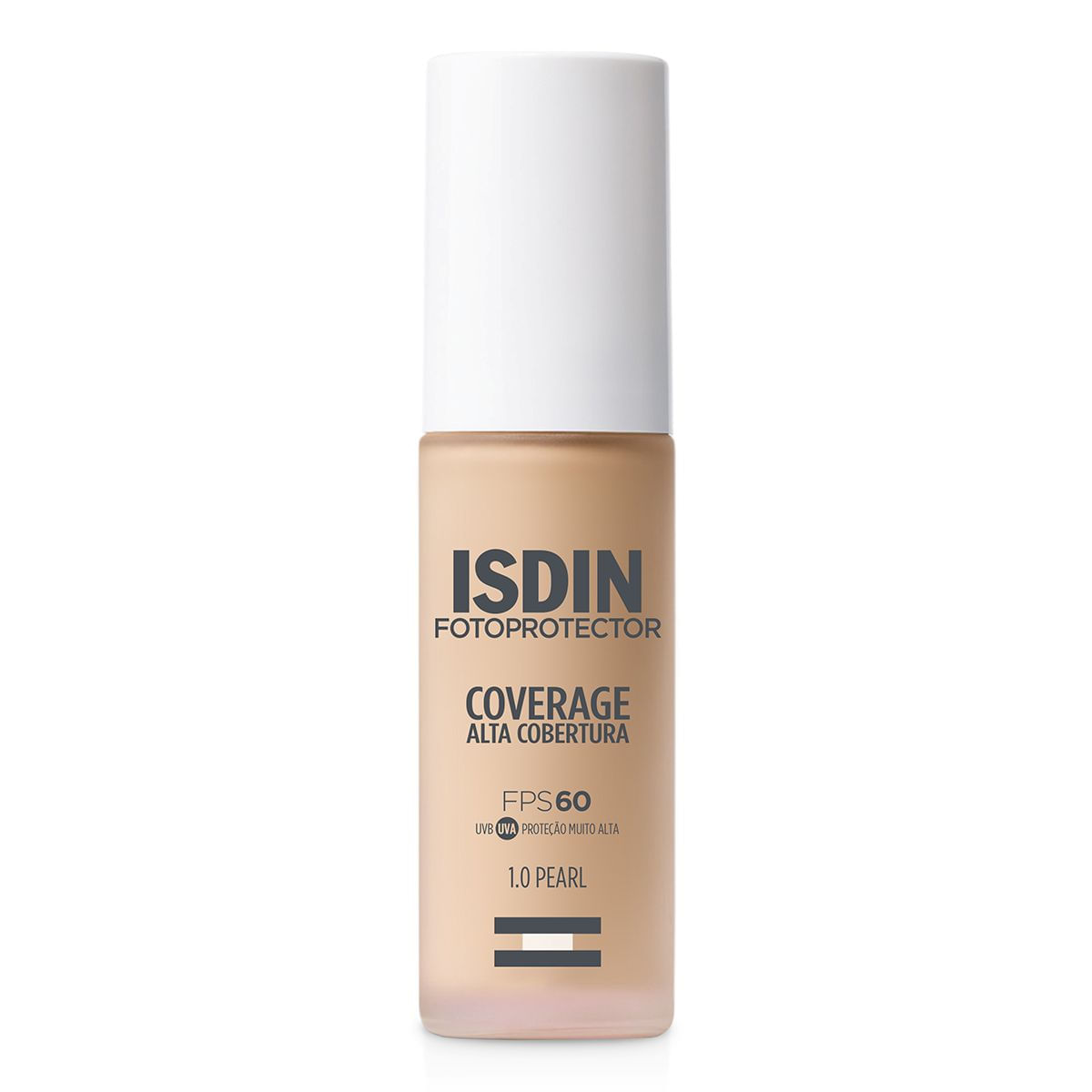 Protetor Solar Facial Isdin Fotoprotector Coverage Alta Cobertura Fps60 Cor 1.0 30g