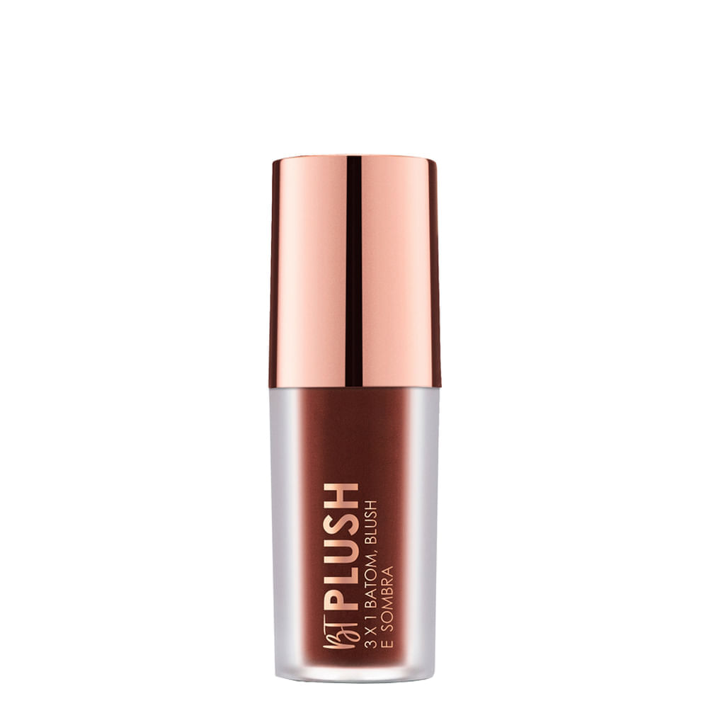 Bruna Tavares Bt Plush Cocoa 3x1 Batom Blush e Sombra 6g