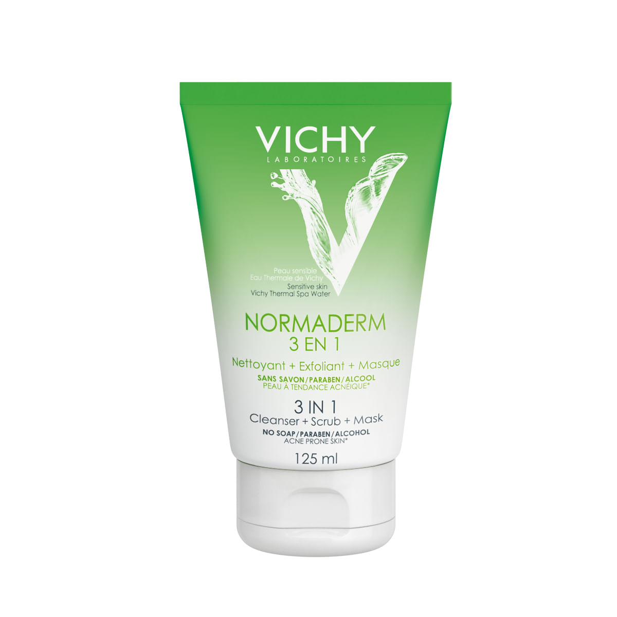 Gel de Limpeza Facial Vichy Normaderm 3 em 1 125ml