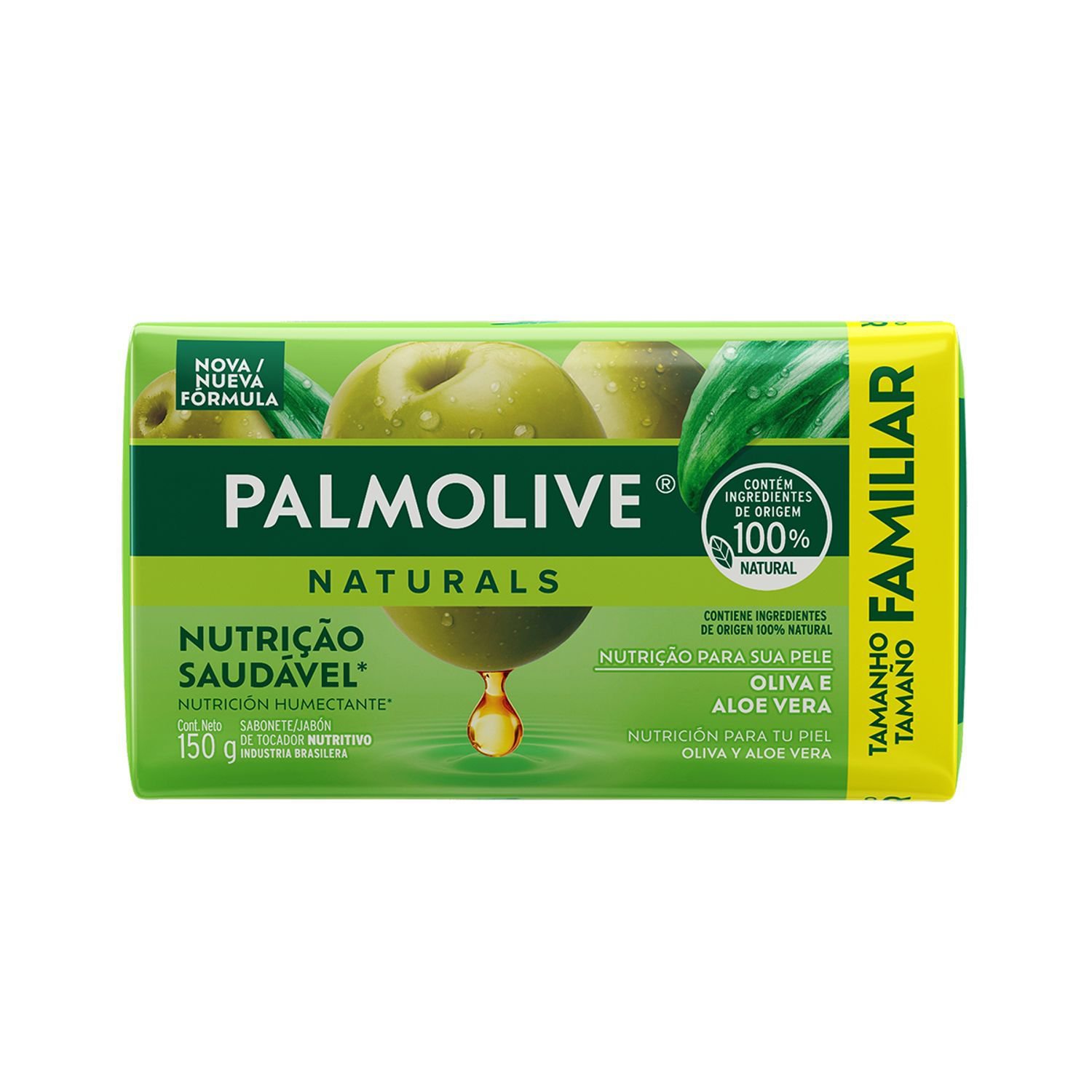 Sabonete em Barra Palmolive Naturals Nutrição Saudável Oliva e Aloe Vera 150g