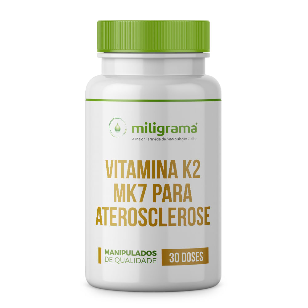 Vitamina K2 MK7 para Aterosclerose - 30 Doses