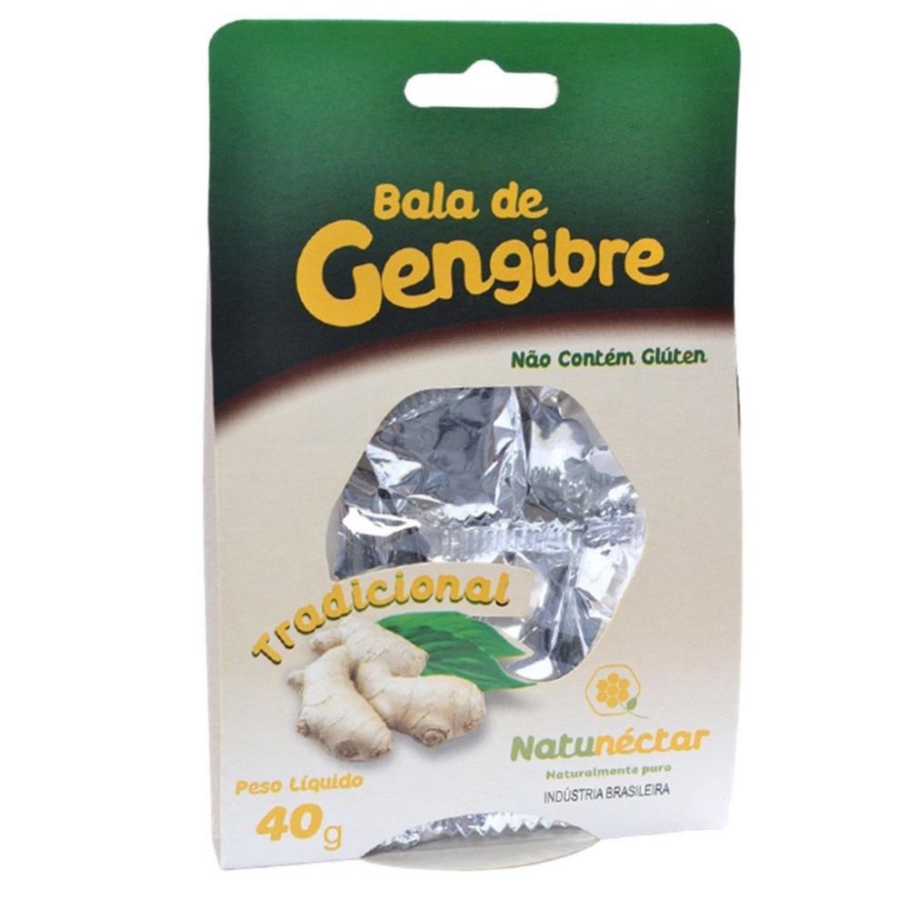 Bala de Gengibre Tradicional Natunectar 40g