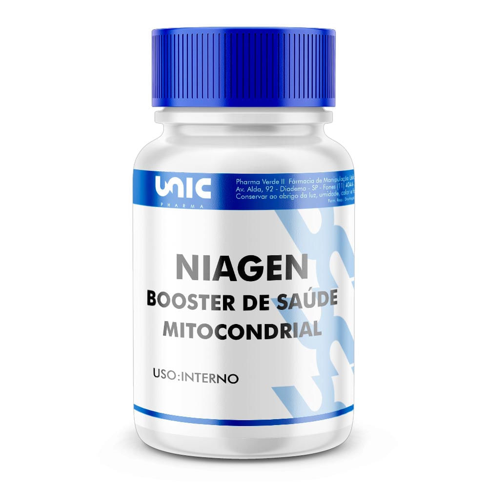 Niagen 100mg - Booster de saúde mitocondrial 30 Cáps