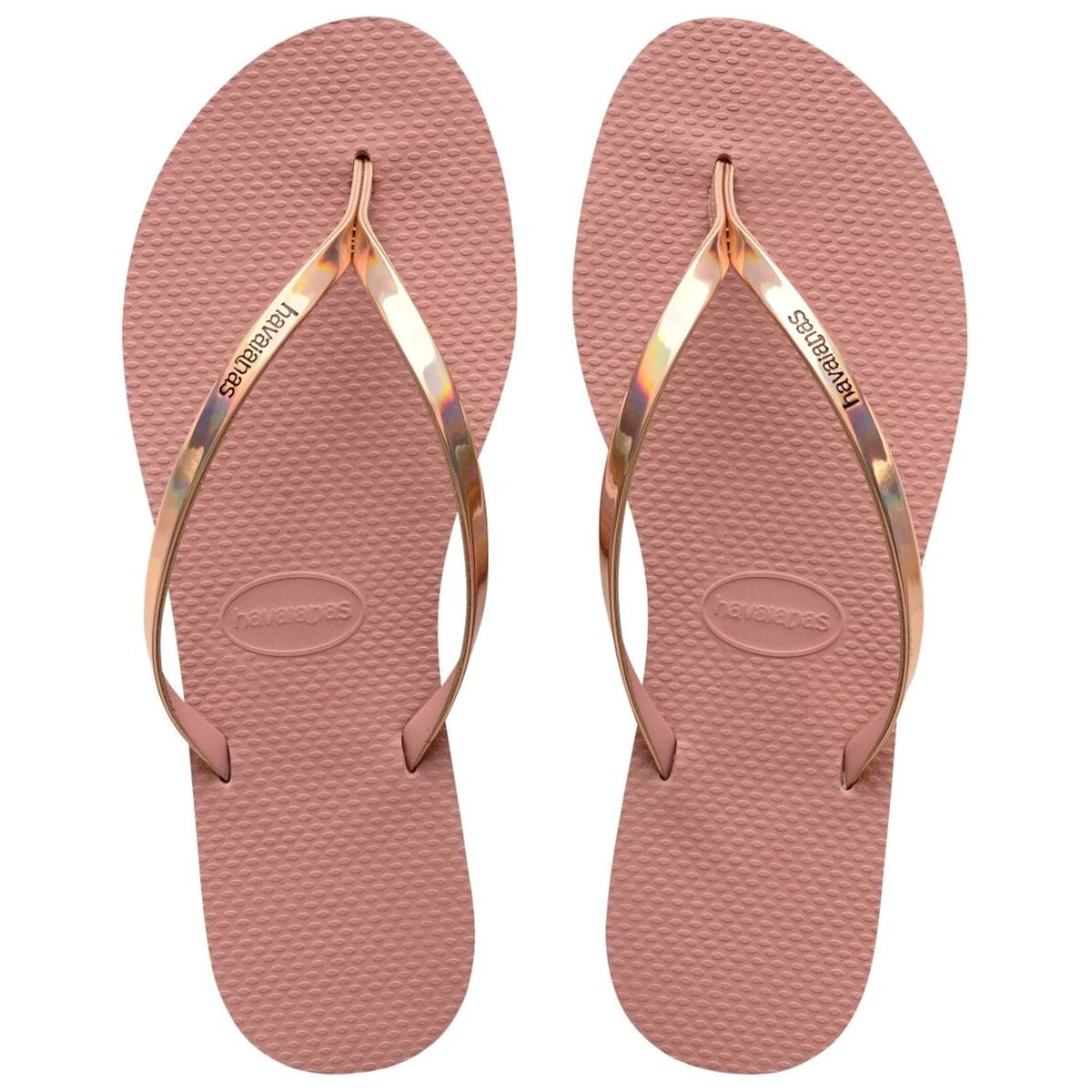 Sandália Havaianas You Metallic Rosa 37/38