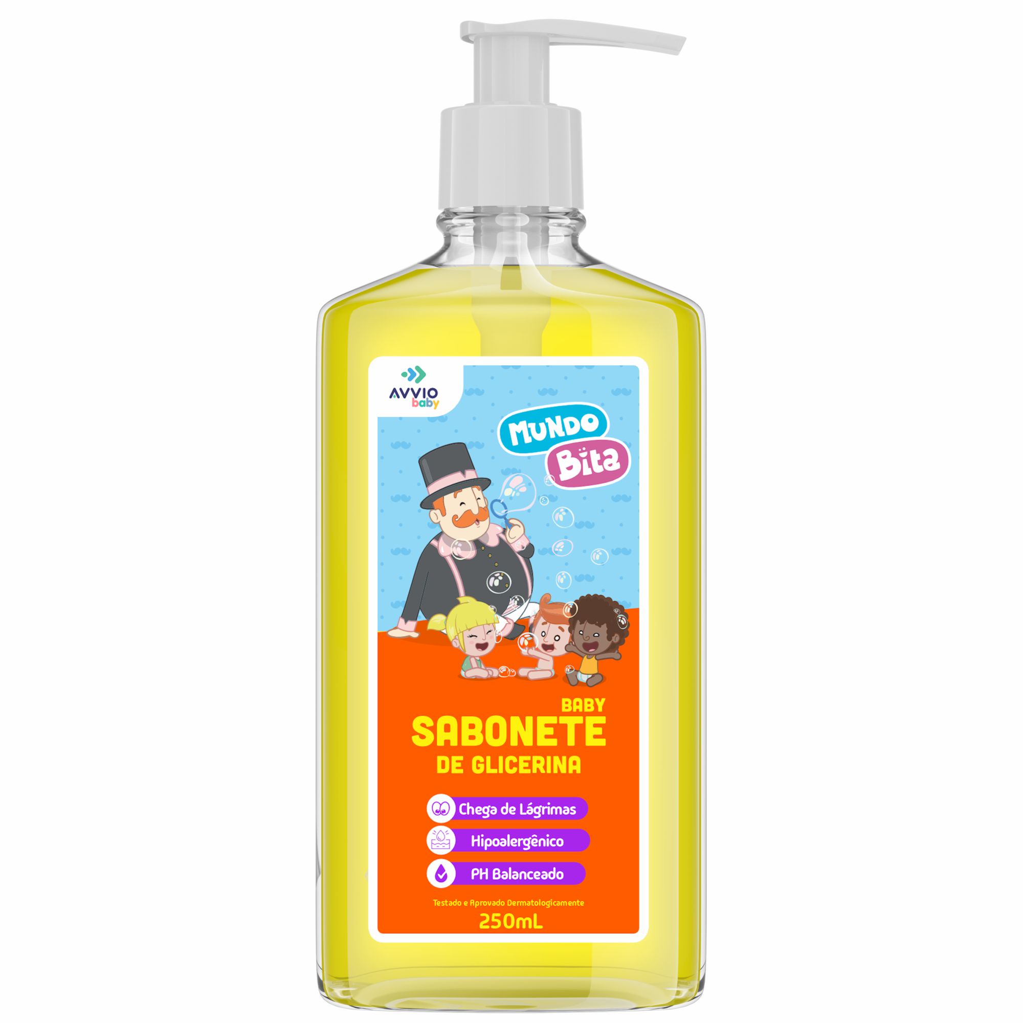 Sabonete Liquido Glicerinado Mundo Bita Baby 250ml
