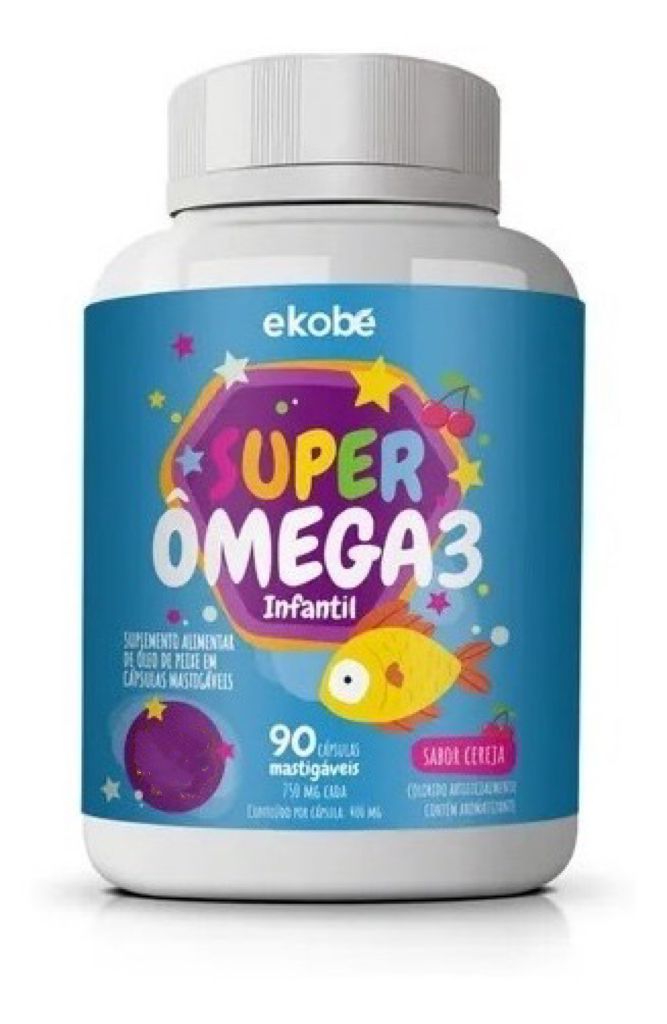 Super Ômega 3 Infantil - Ekobé Kids - 90 Cápsulas Mastigáveis