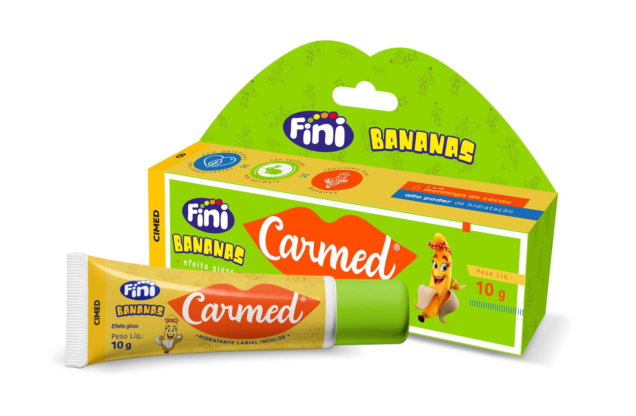 Hidratante Labial Carmed Fini Banana 10g