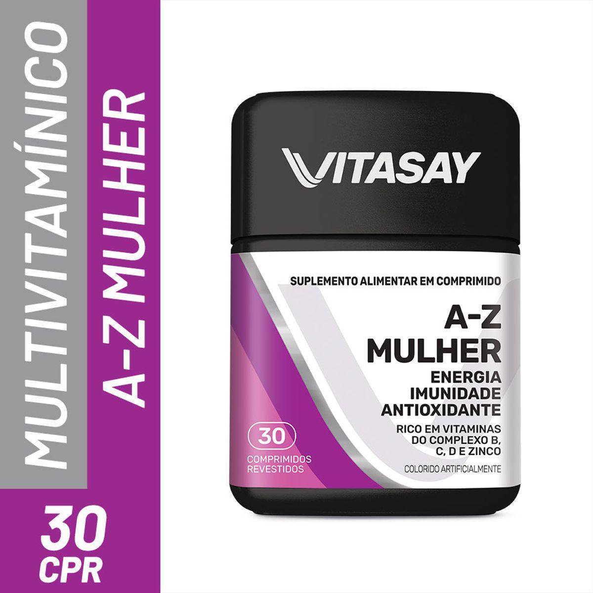 Suplemento Alimentar Vitasay AZ Mulher com 30 comprimidos