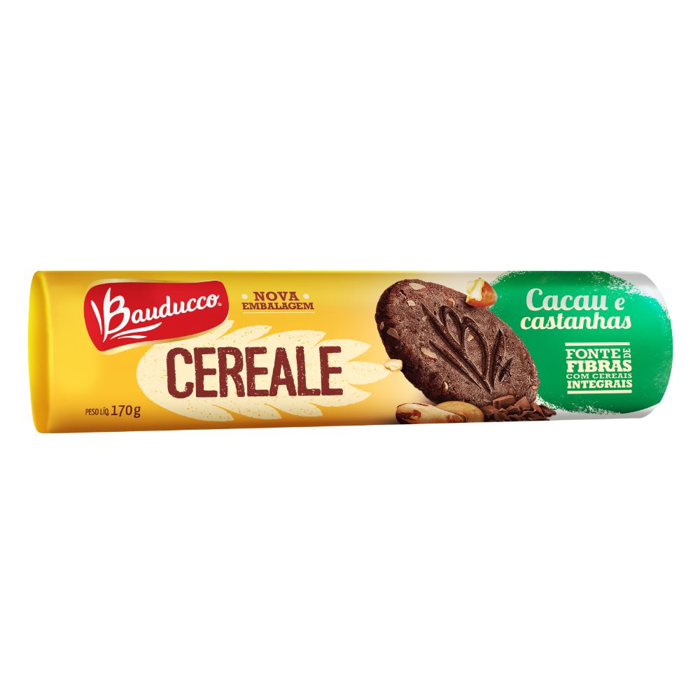 Biscoito Bauducco Cereale Cacau E Castanha 170g