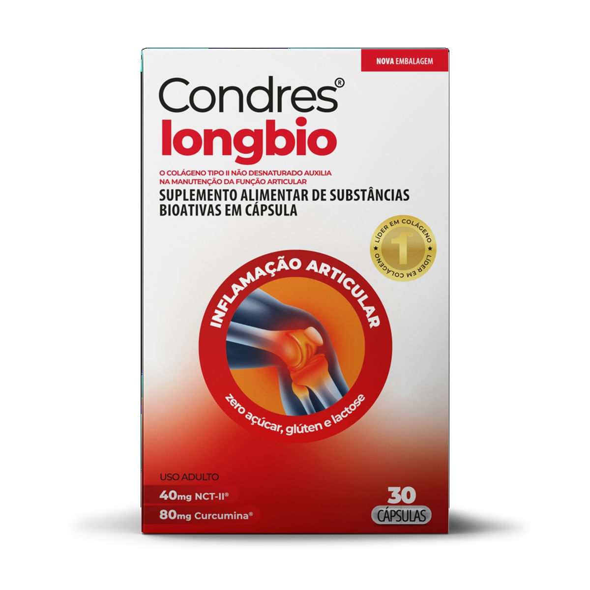 Condres Longbio Colágeno Tipo II 30 Cápsulas
