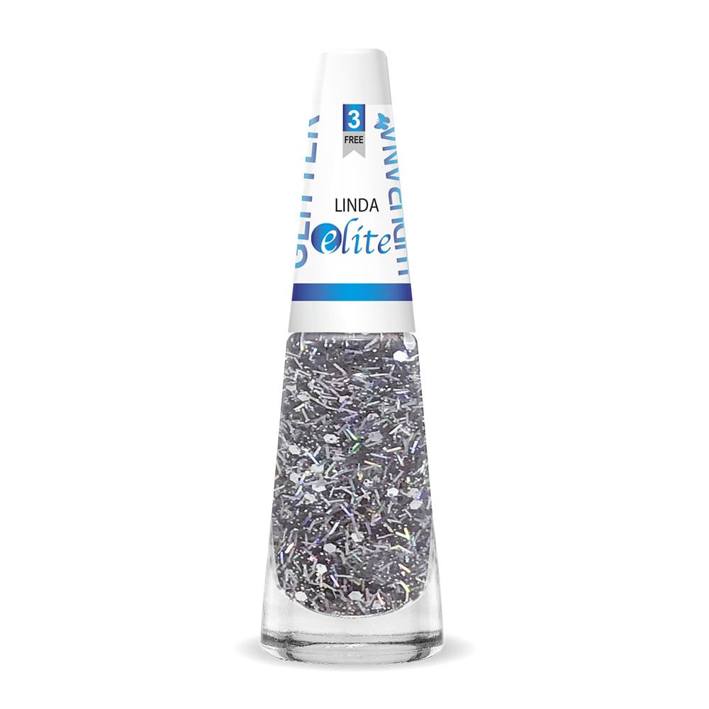 Esmalte Ludurana Glitter Linda 8ml