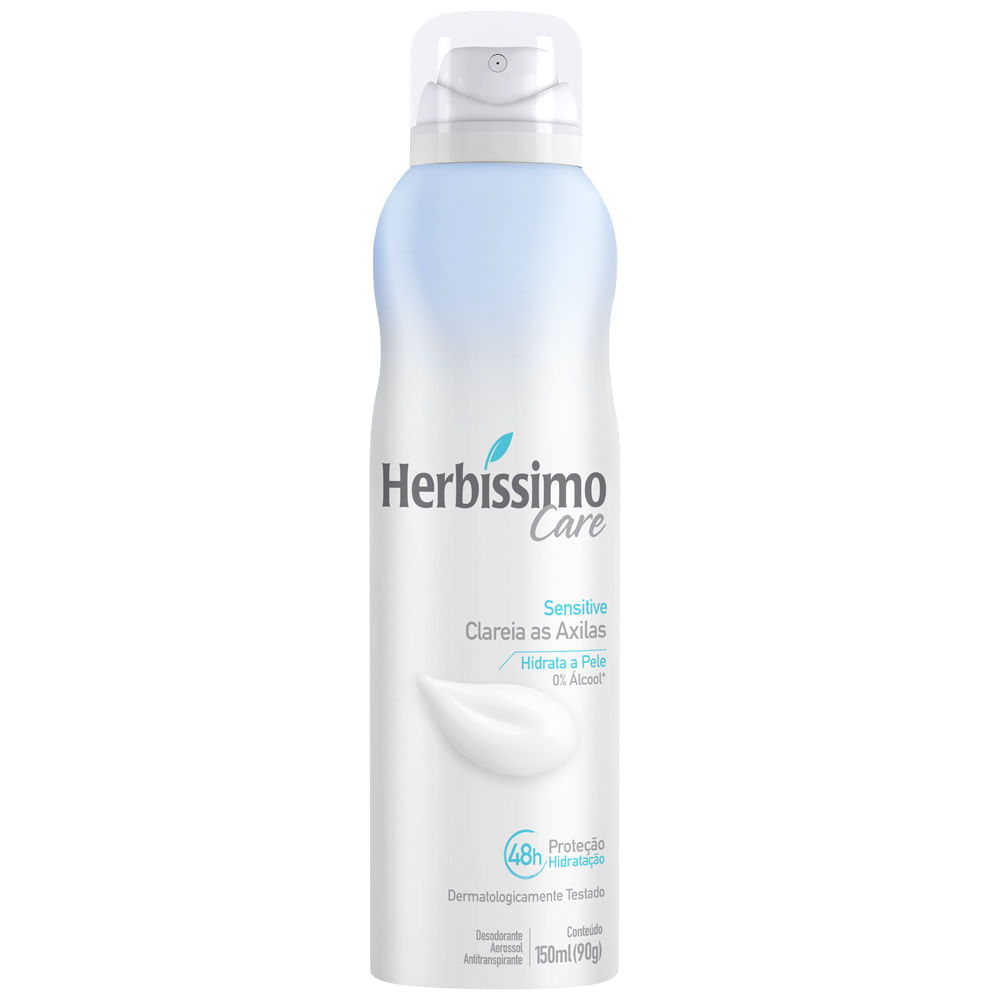 Desodorante Aerossol Antitranspirante Herbíssimo Care Sensitive 150ML