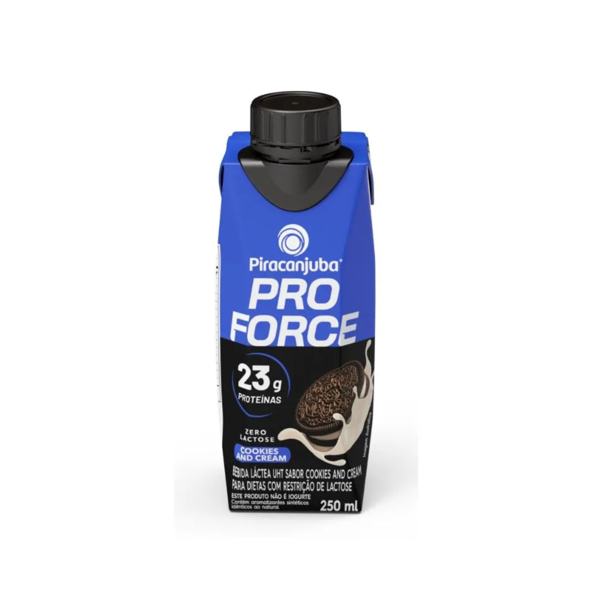 Bebida Proteica Pro Force 23g Cookies and Cream Zero Lactose 250ml