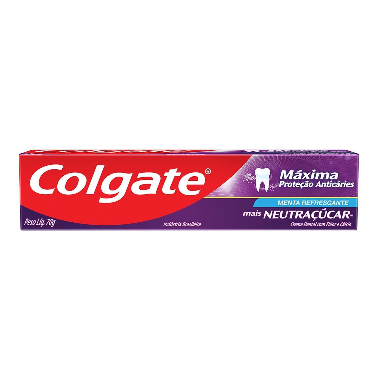 Creme Dental Colgate Máxima Proteção Anticáries + Neutraçúcar 70g