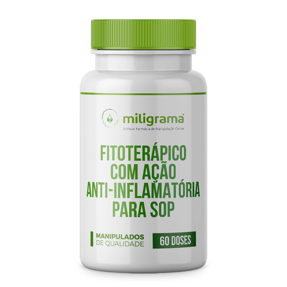 Fitoterápico com Ação Anti-inflamatória para SOP - 60 Doses