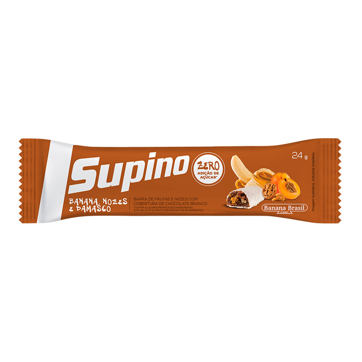 Barra Supino Protein Banana/ Nozes/ Damasco 24g