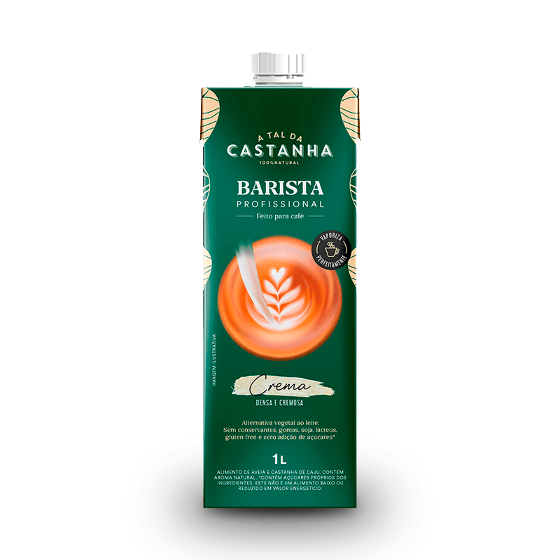 Bebida Barista Aveia com Castanha de Caju - A Tal da Castanha 1L