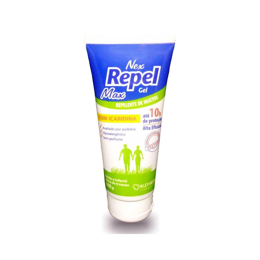 Nex Repel Repelente Gel Max Icaridina 100g - Kley Hertz