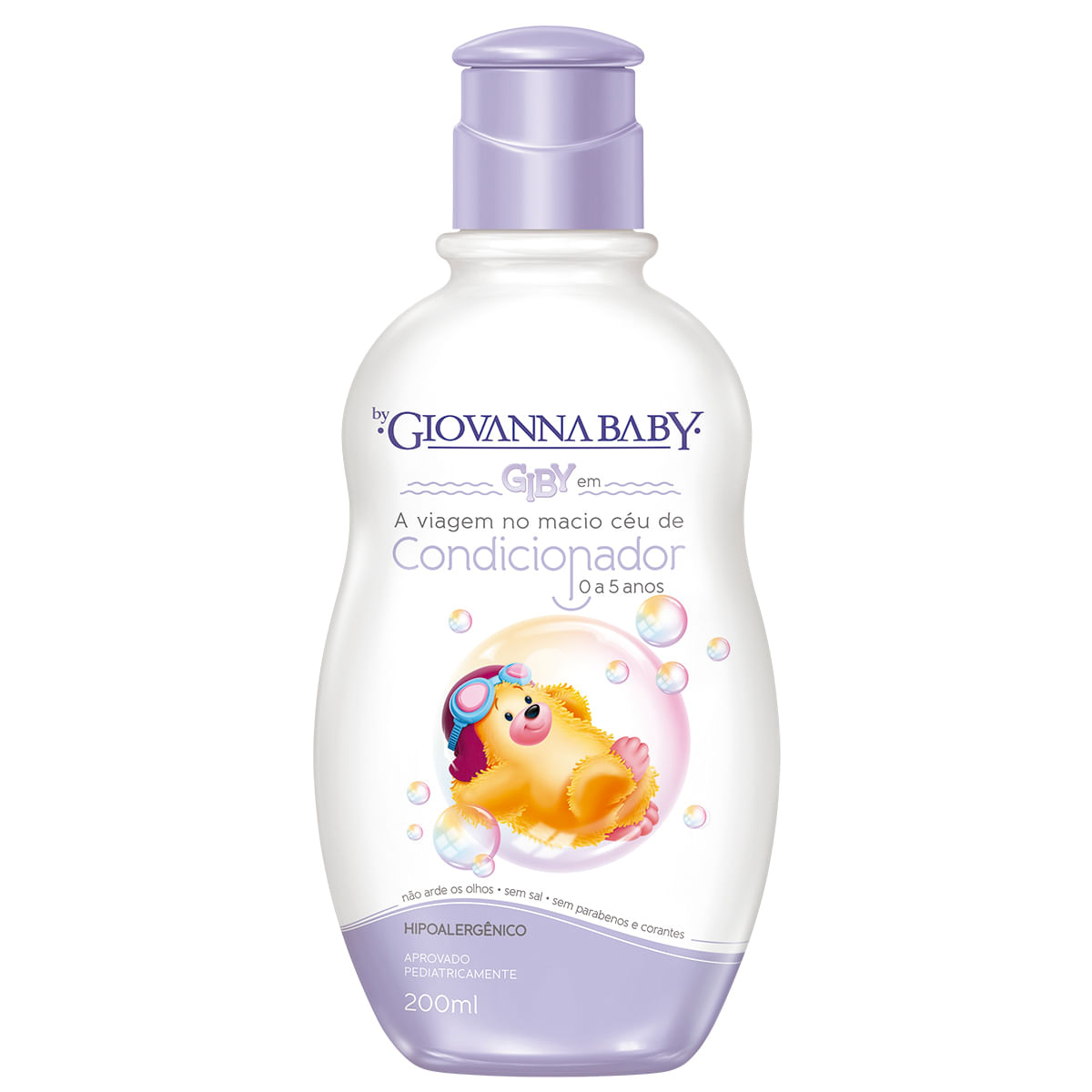 Condicionador Infantil Giovanna Baby Giby Hipoalergênico 0 a 5 anos 200ml