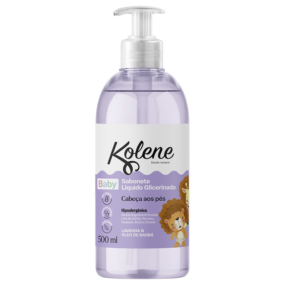Sabonete Líquido Kolene Baby Da Cabeça Aos Pés 500ml