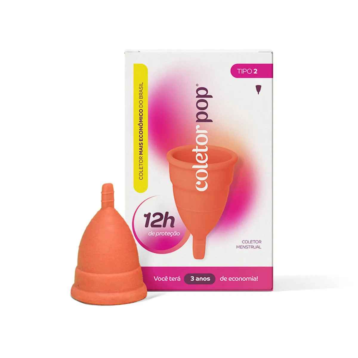 Coletor Menstrual Pop Fleurity Tipo 2 1 Unidade