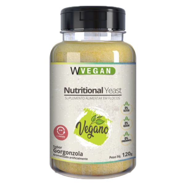 Nutritional Yeast Flocos Sabor Gorgonzola 120g WVegan Vegano