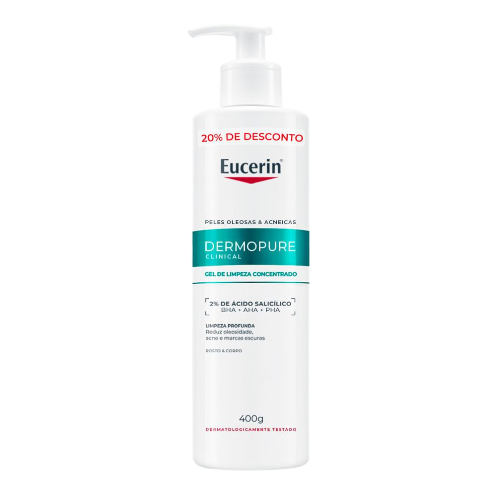 Gel De Limpeza Facial Eucerin Dermopure Clinical Concentrado 400ml