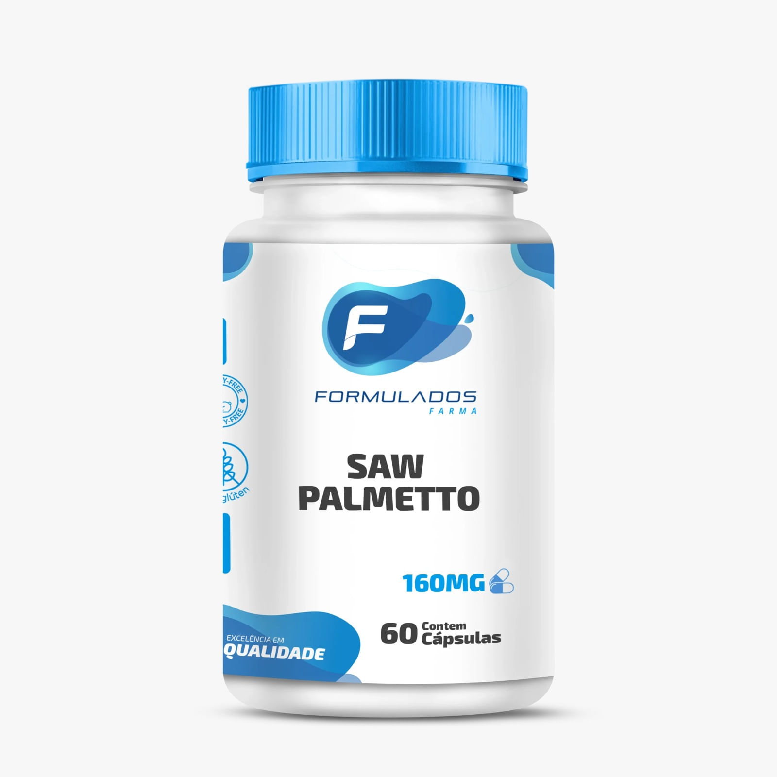 Saw Palmetto 160mg - 60 Cápsulas - Formulados Farma