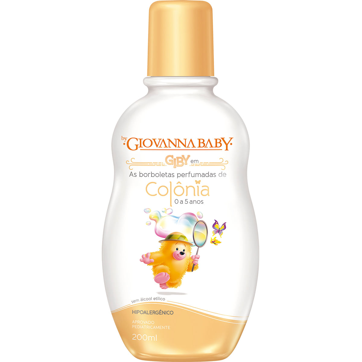 Colônia Infantil Giovanna Baby Giby 0 a 5 Anos 200ml