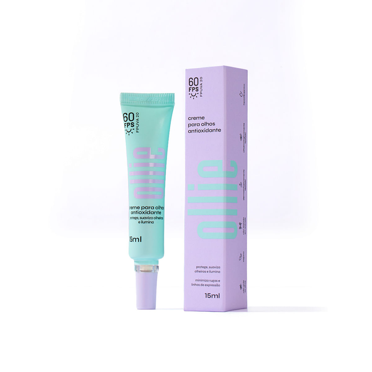 Creme Para Olhos Antioxidante Ollie Fps60 15ml