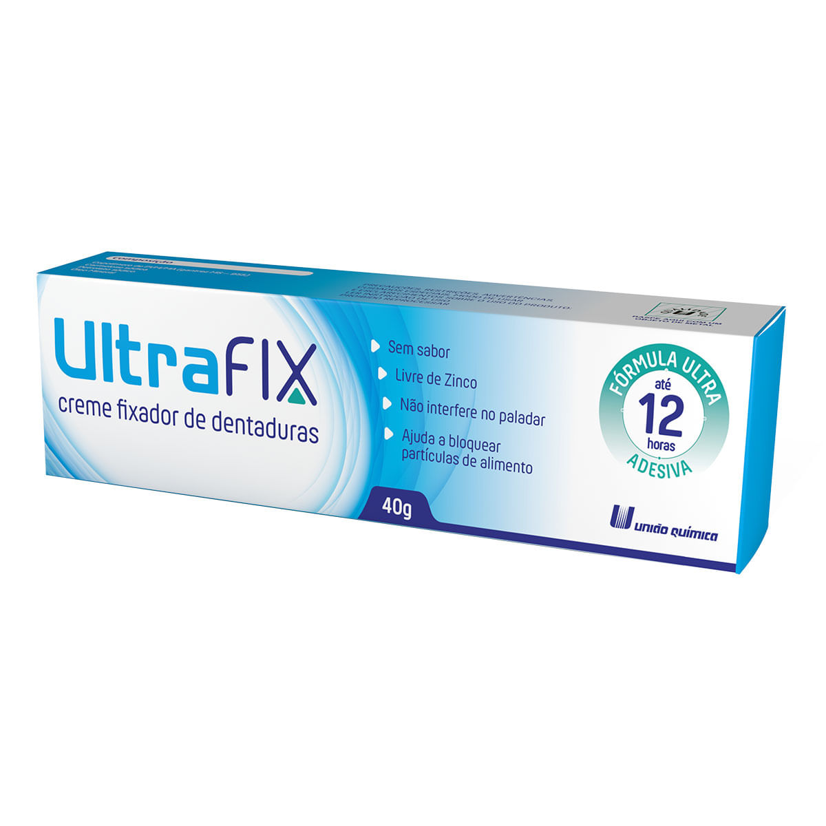 Fixador de Prótese Ultrafix Ultra Adesiva Sem Sabor Creme 40g