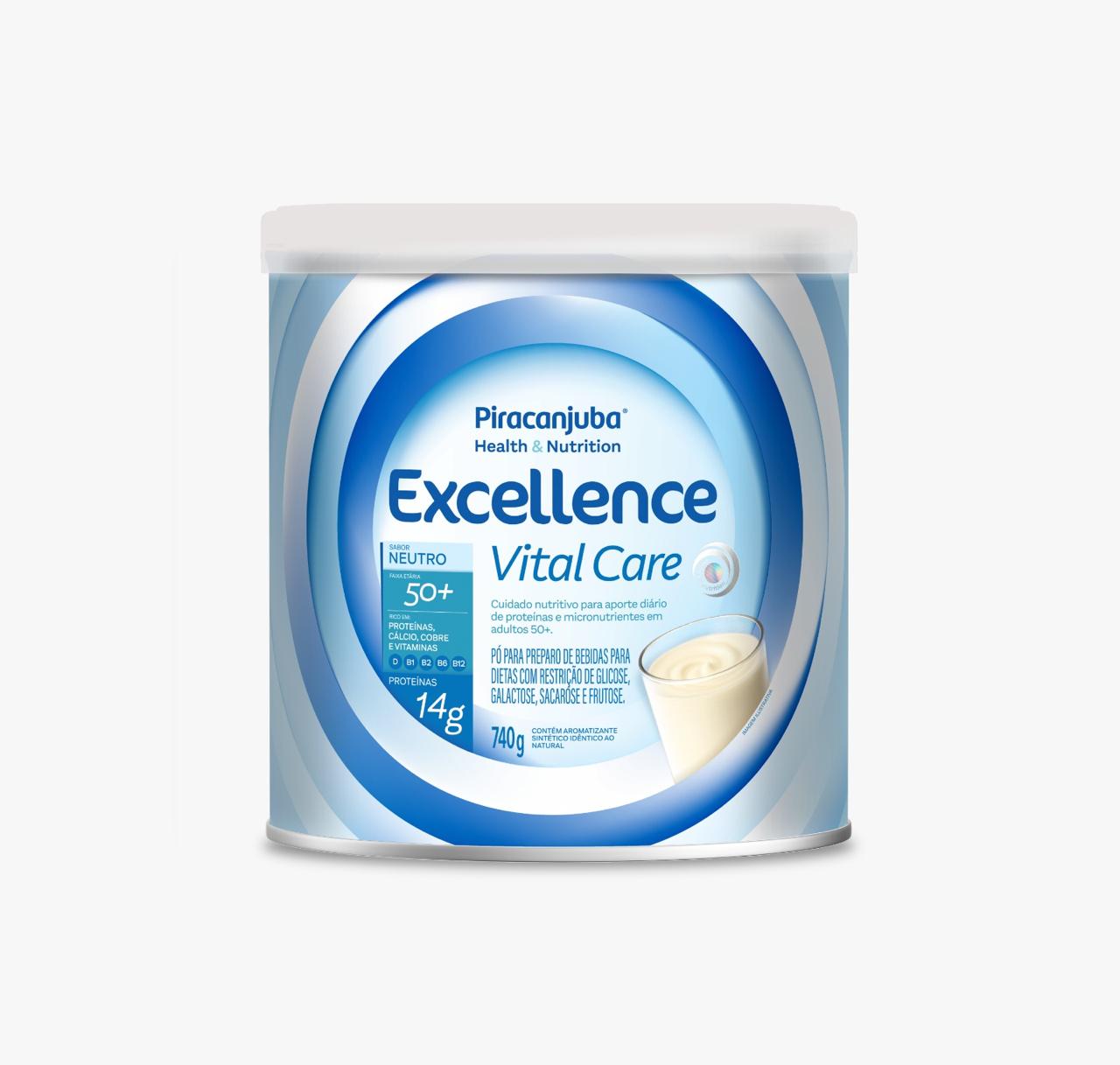 Suplemento Alimentar Excellence Vital Care 50+ Neutro 740g