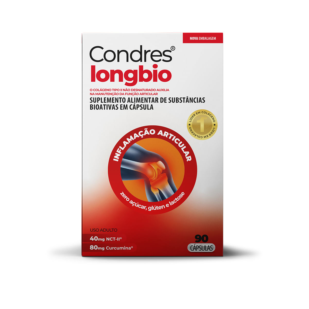 Condres Longbio Colágeno Tipo II 90 Cápsulas