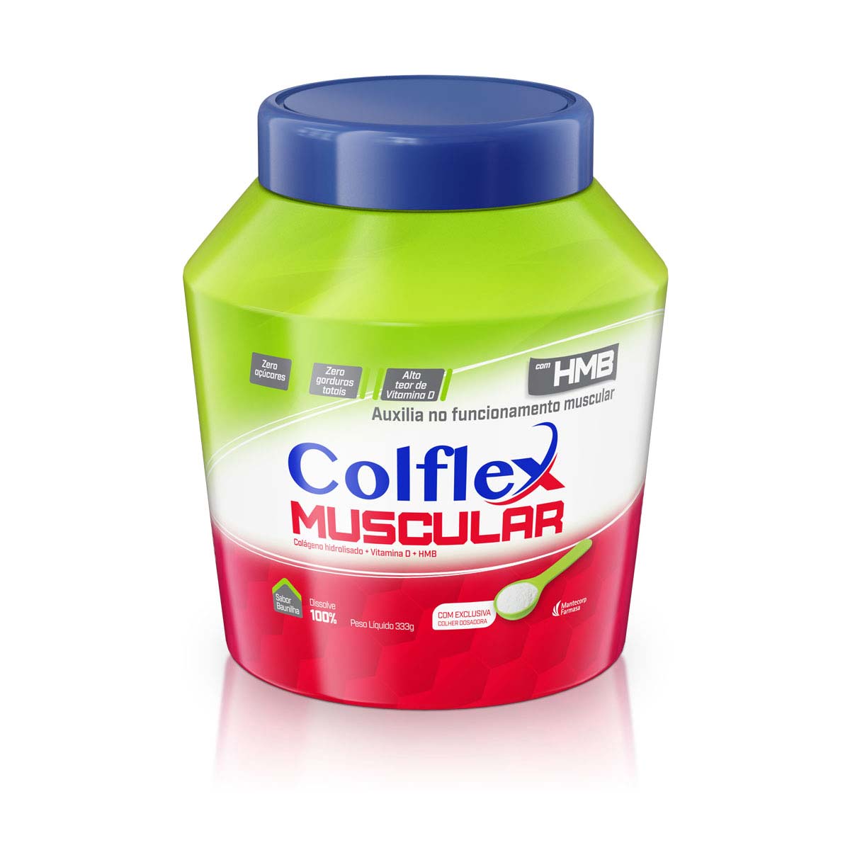 Colflex Muscular Colágeno Hidrolisado + Vitamina D + HMB