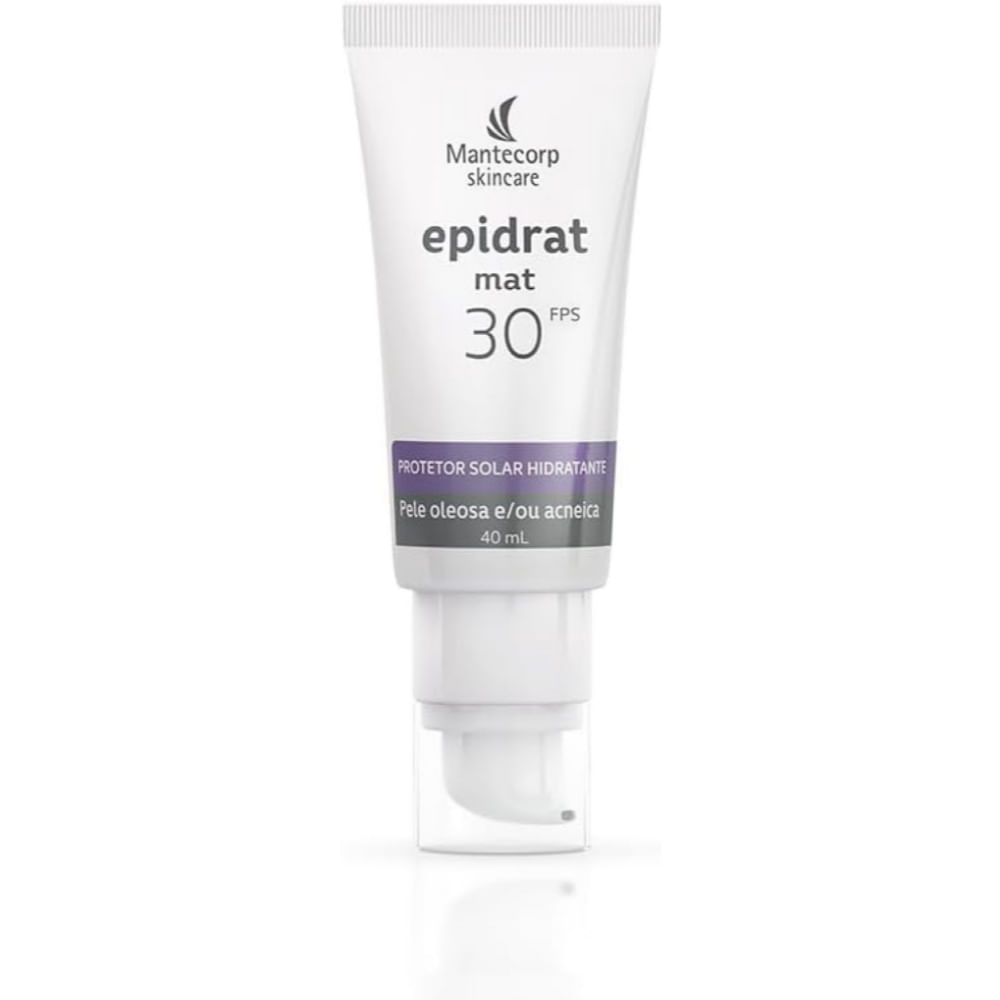 Protetor Solar Facial Epidrat Mat FPS30 Acabamento Matte 40ml