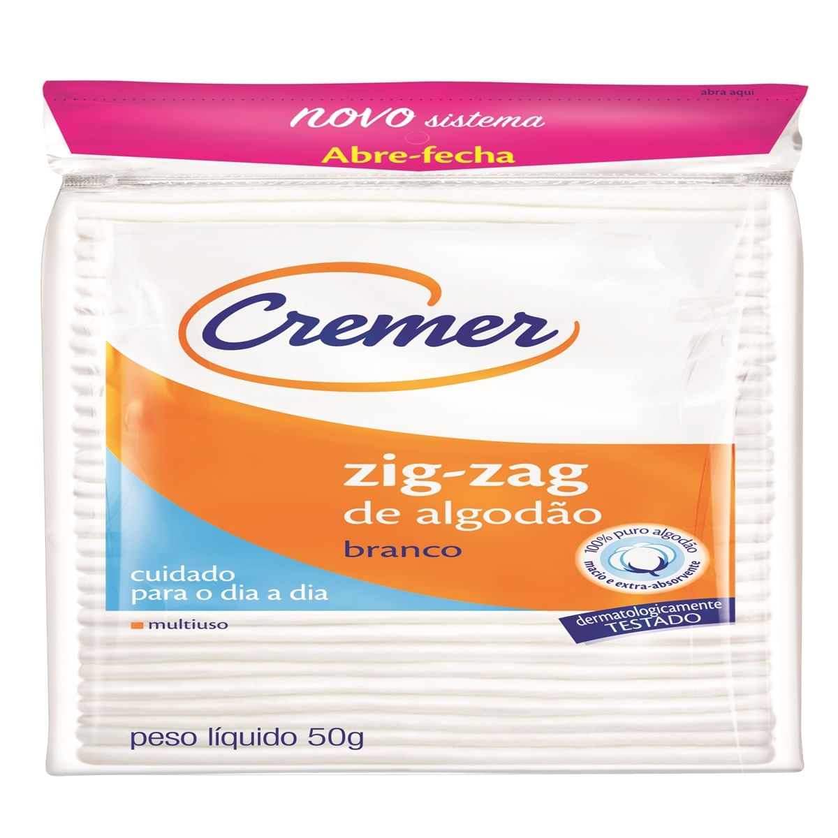Algodão Cremer Disco Com 50 Unidades