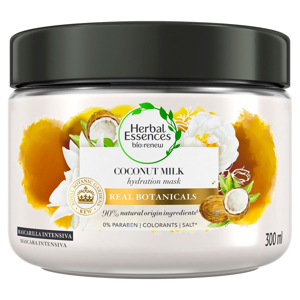 Máscara Para Tratamento Capilar Herbal Essences Coconut Milk 300ml