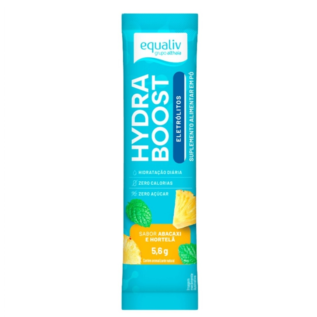 Suplemento Alimentar Equaliv Hydra Boost Sabor Abacaxi Com Hortelã 5,6g