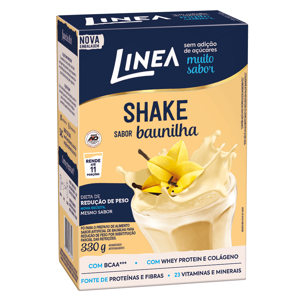Linea Shake Baunilha 330g